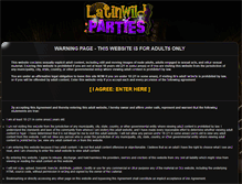 Tablet Screenshot of latinwildparties.com